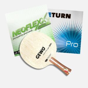 GEWO Bordtennisbat – Zoom Pro Light med Neoflexx 40 og Return Pro