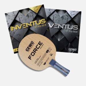 GEWO Bordtennisbat – Battræ Force ARC OFF med Inventus XT Pro 52.5 + 50.0 