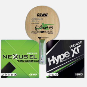 Bordtennisbat DYNAMO med Nexxus EL Superselect 45 og Hype XT Pro 40.0
