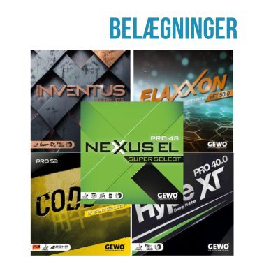 Belægninger, bordtennis